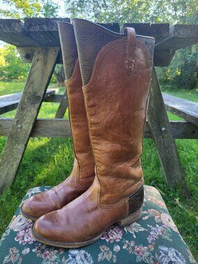 Vintage Ariat Tall Leather Riding Boots | Women's Size 7B | Brown Equestrian
